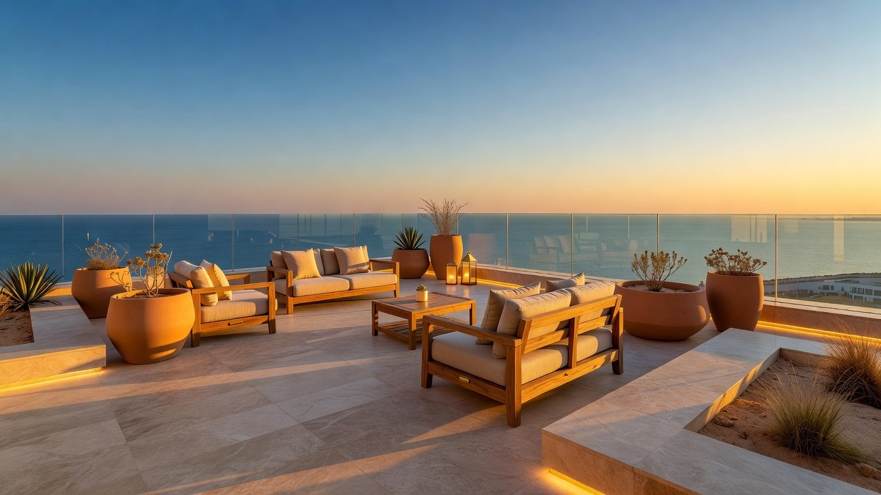 أجنحة وشقق فندقية فاخرة في جدة - شقق للايجار اليومي جدة (Private Sky Terrace)