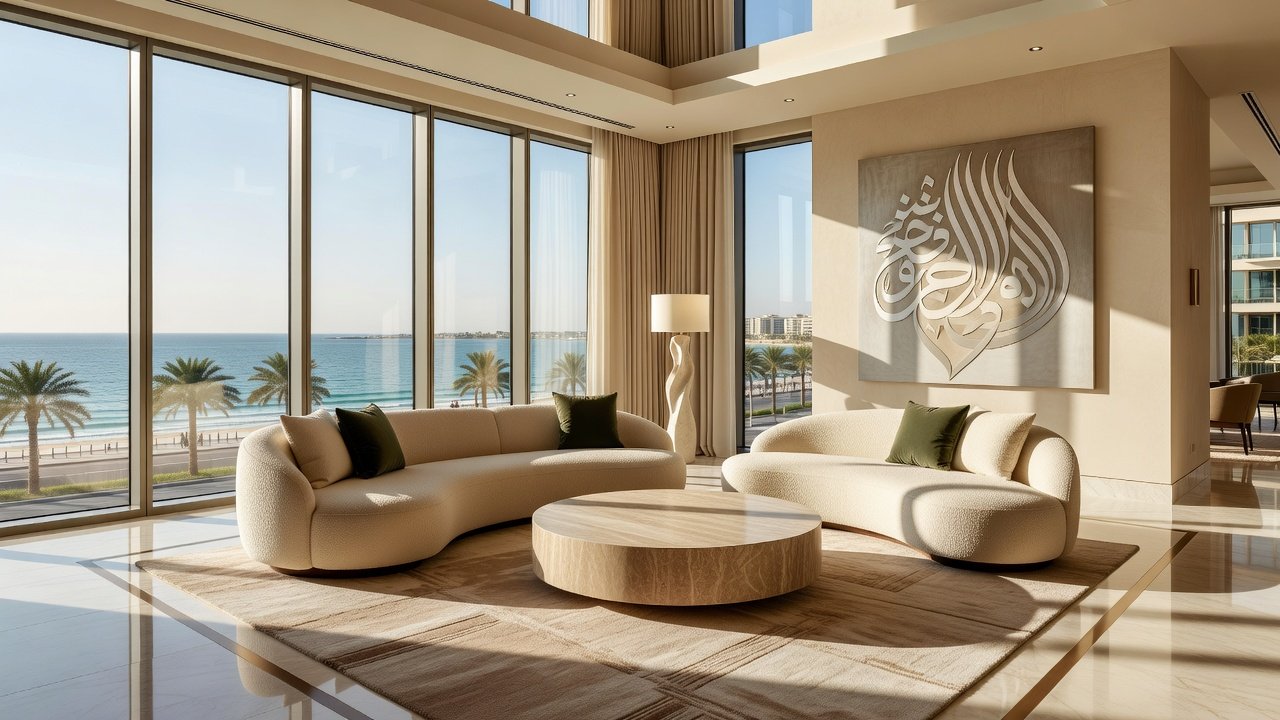 أجنحة وشقق فندقية فاخرة في جدة - شقق فندقية في جدة (Grand Living Salon)