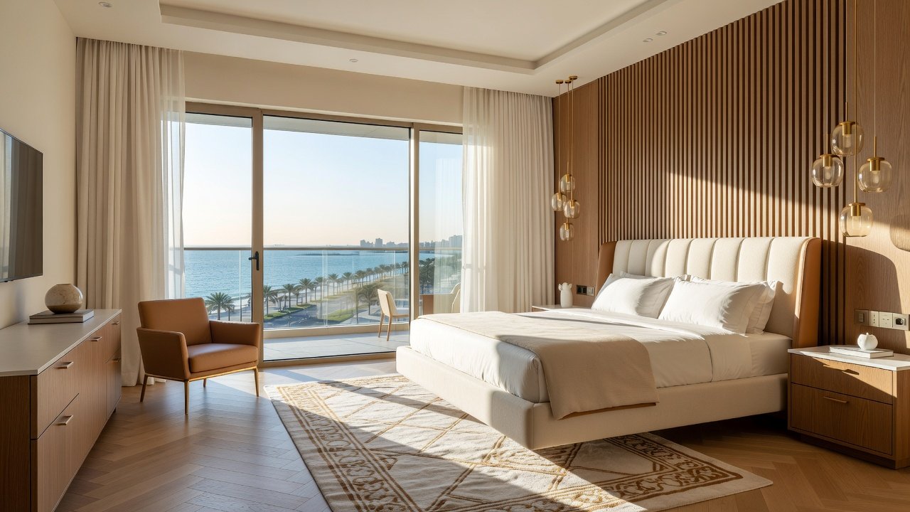 أجنحة وشقق فندقية فاخرة في جدة - شقق يومي جدة (Master Bedroom Suite)