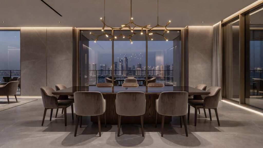 أجنحة وشقق فندقية فاخرة في جدة - شقق فندقية حي الروضة جدة (Formal Dining Salon)
