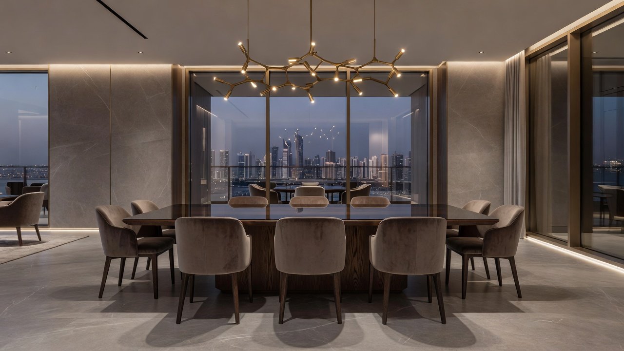 أجنحة وشقق فندقية فاخرة في جدة - شقق فندقية حي الروضة جدة (Formal Dining Salon)